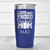 Blue Baseball Tumbler With Echoing Cheers From The Diamond Design