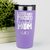 Light Purple Baseball Tumbler With Echoing Cheers From The Diamond Design