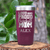 Maroon Baseball Tumbler With Echoing Cheers From The Diamond Design