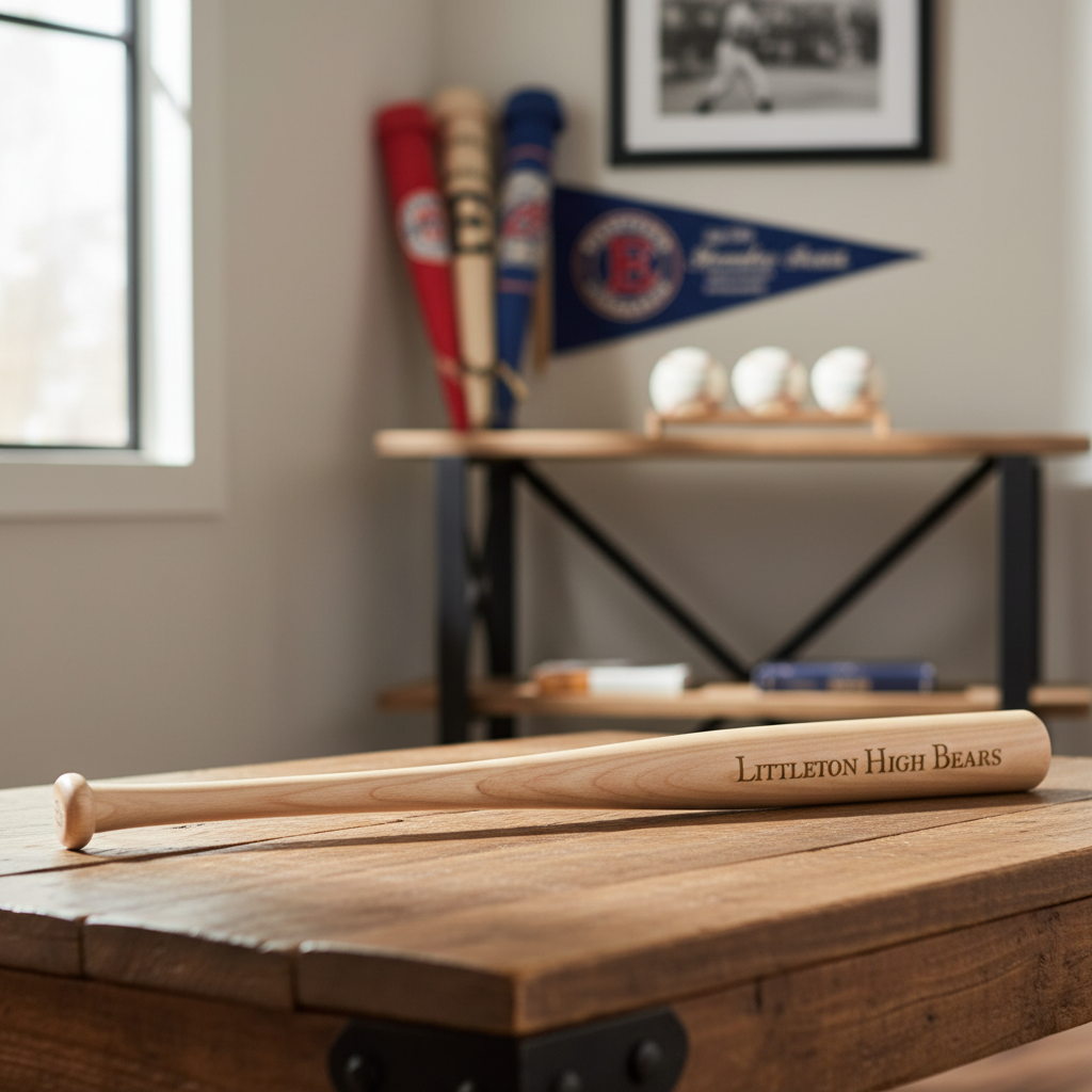 Custom Engraved Wooden Mini Bat