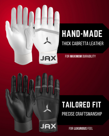 Jax Baby Blue Pro Cuff Batting Gloves