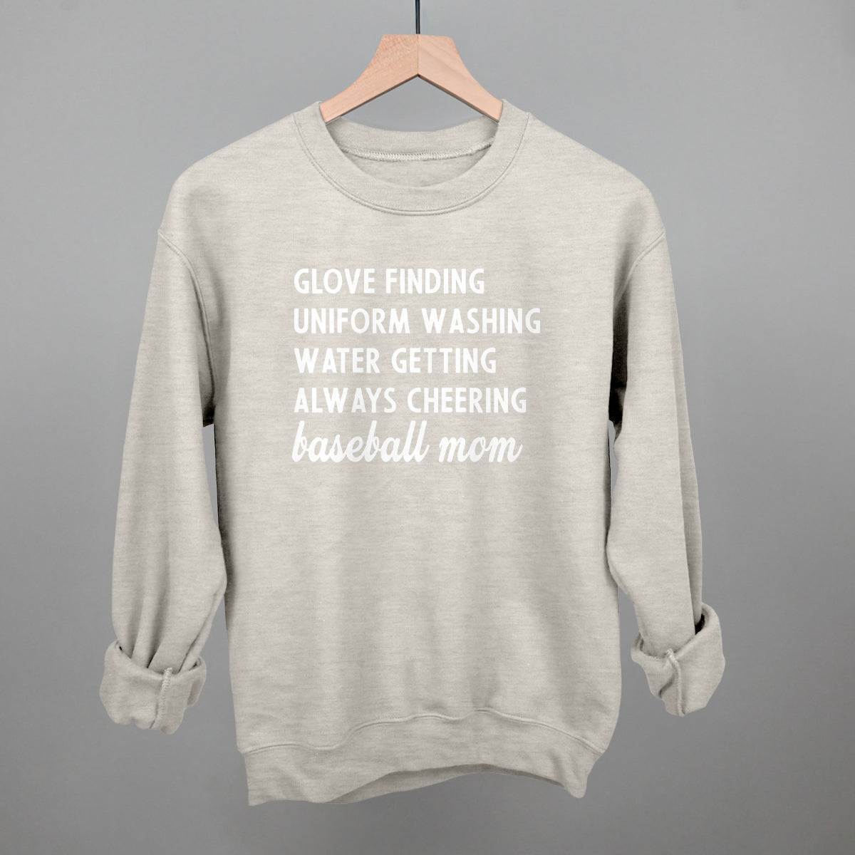 Baseball Mom Description Tee Shirt