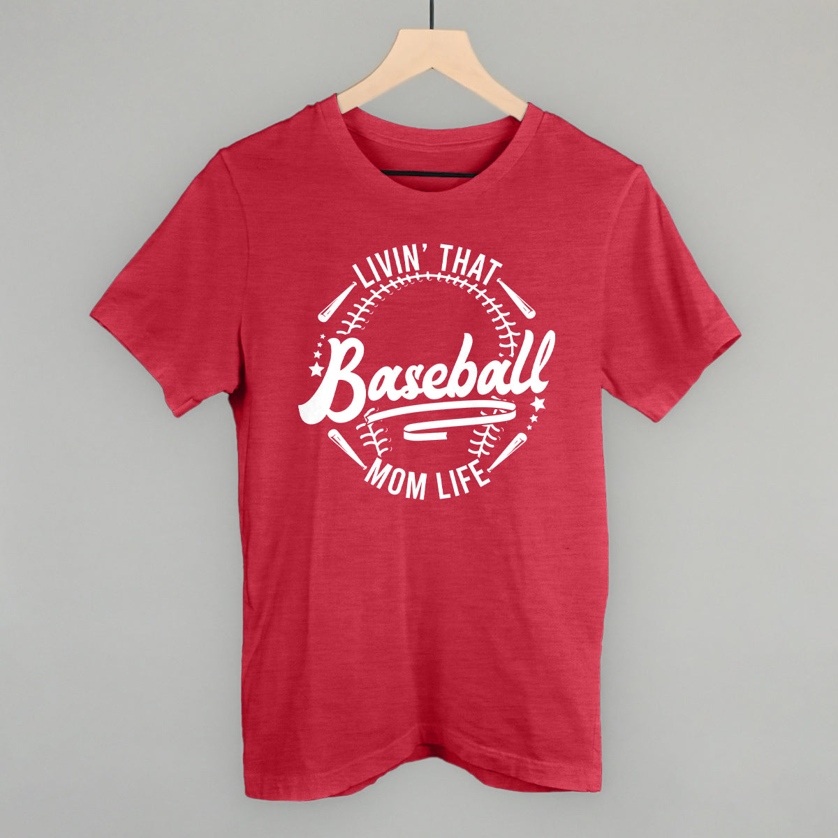 Baseball Mom Life Tee Shirt
