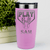 Pink Baseball Tumbler With Its Game Time Design