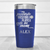 Blue Baseball Tumbler With Moms Mvp On The Diamond Design