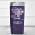 Purple Baseball Tumbler With Moms Mvp On The Diamond Design