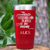 Red Baseball Tumbler With Moms Mvp On The Diamond Design