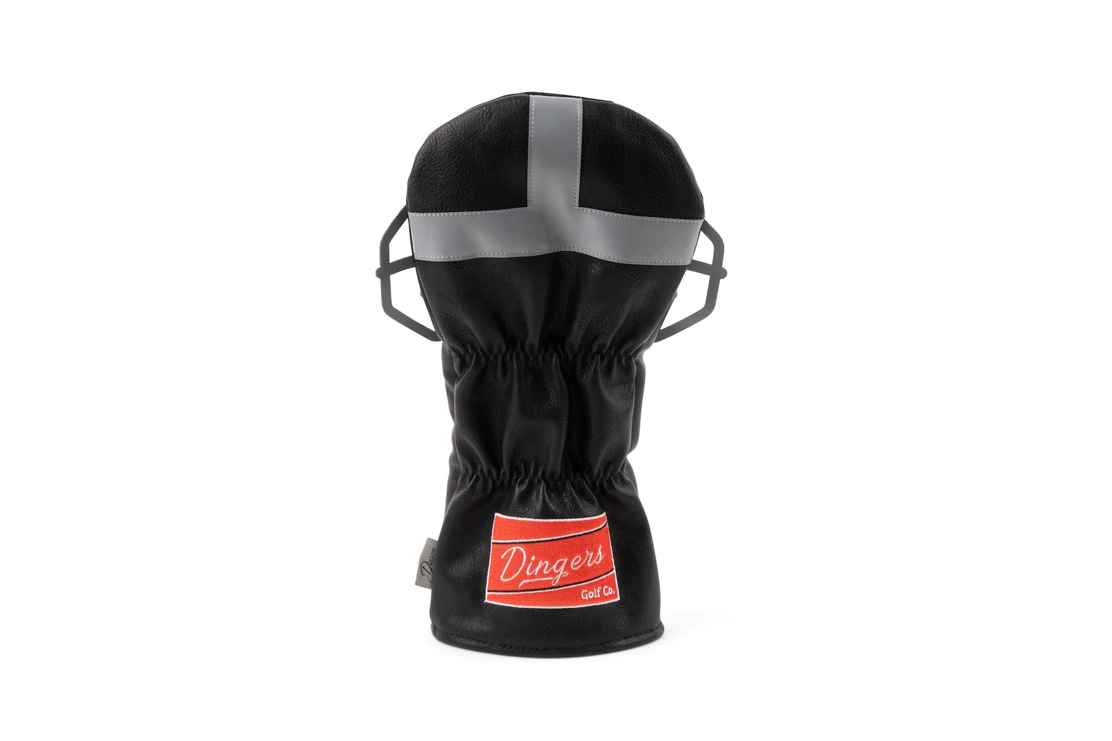 Catcher’s Mask driver headcover with PU leather and cushioned lining.