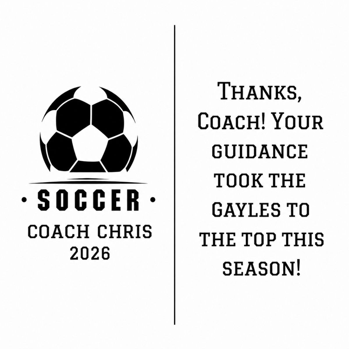 Unique Personalized Personalized Soccer Coach Decanter Customized Soccer Gifts for Men by Groovy Guy