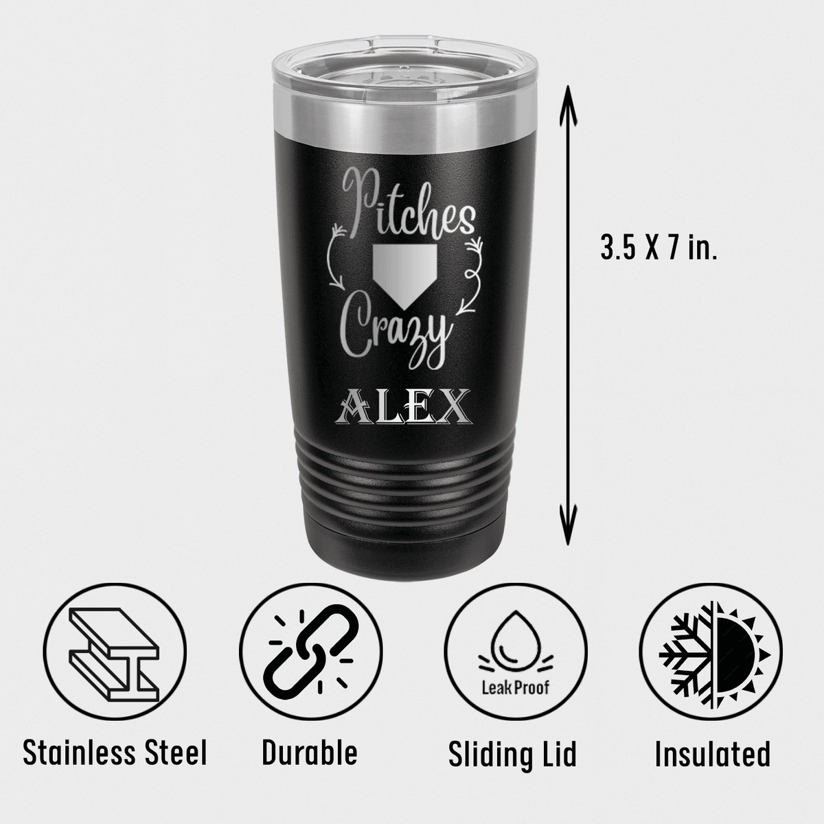 Playful Pitch Madness Tumbler