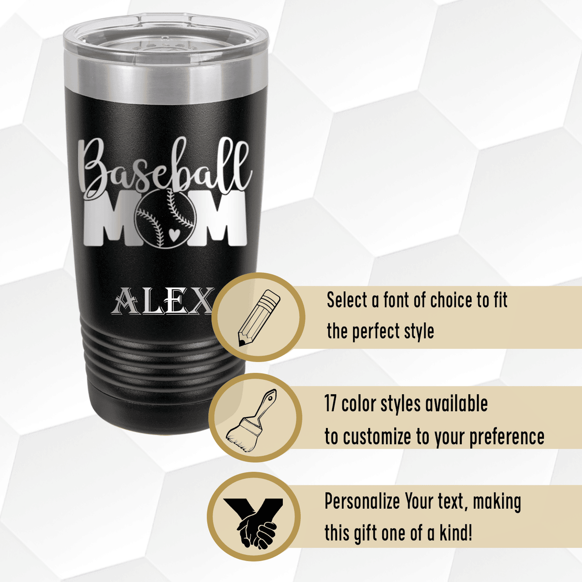 Queen Of The Bleachers Baseball Tumbler