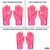 Jax Pink Cuff Batting Gloves