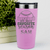 Pink Baseball Tumbler With Season Of Home Runs Design