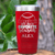 Red Baseball Tumbler With Season Of Home Runs Design