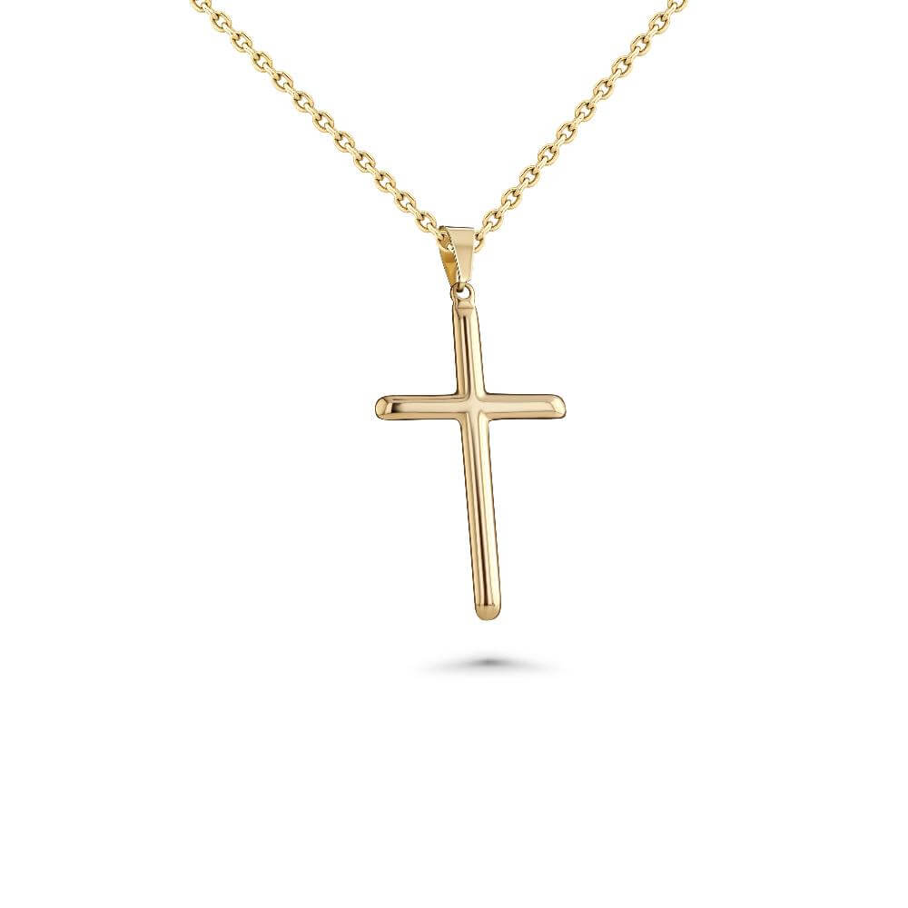 Cross Necklace w/ Chain | Stainless Steel