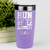 Light Purple Baseball Tumbler With Swift Baserunner Design