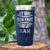 Navy Baseball Tumbler With Swing For The Fences Design