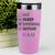 Pink Baseball Tumbler With The Baseball Routine Design