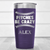 Purple Baseball Tumbler With Unpredictable Pitches Design