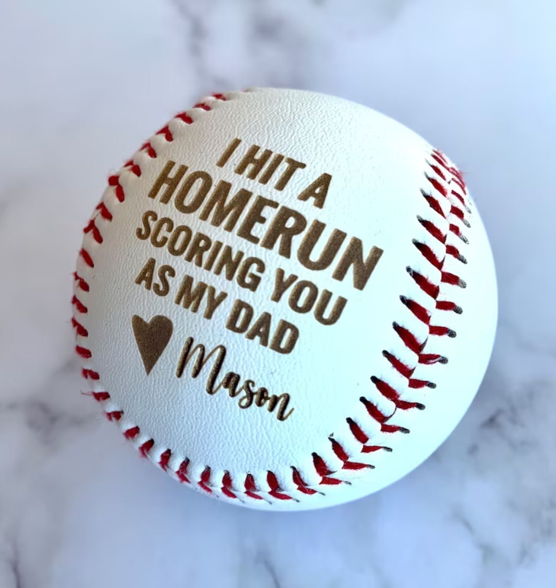 Dad's Special Baseball Memento