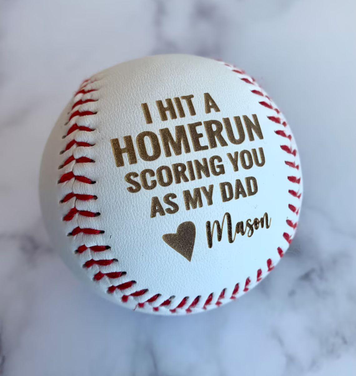 Dad&#39;s Special Baseball Memento