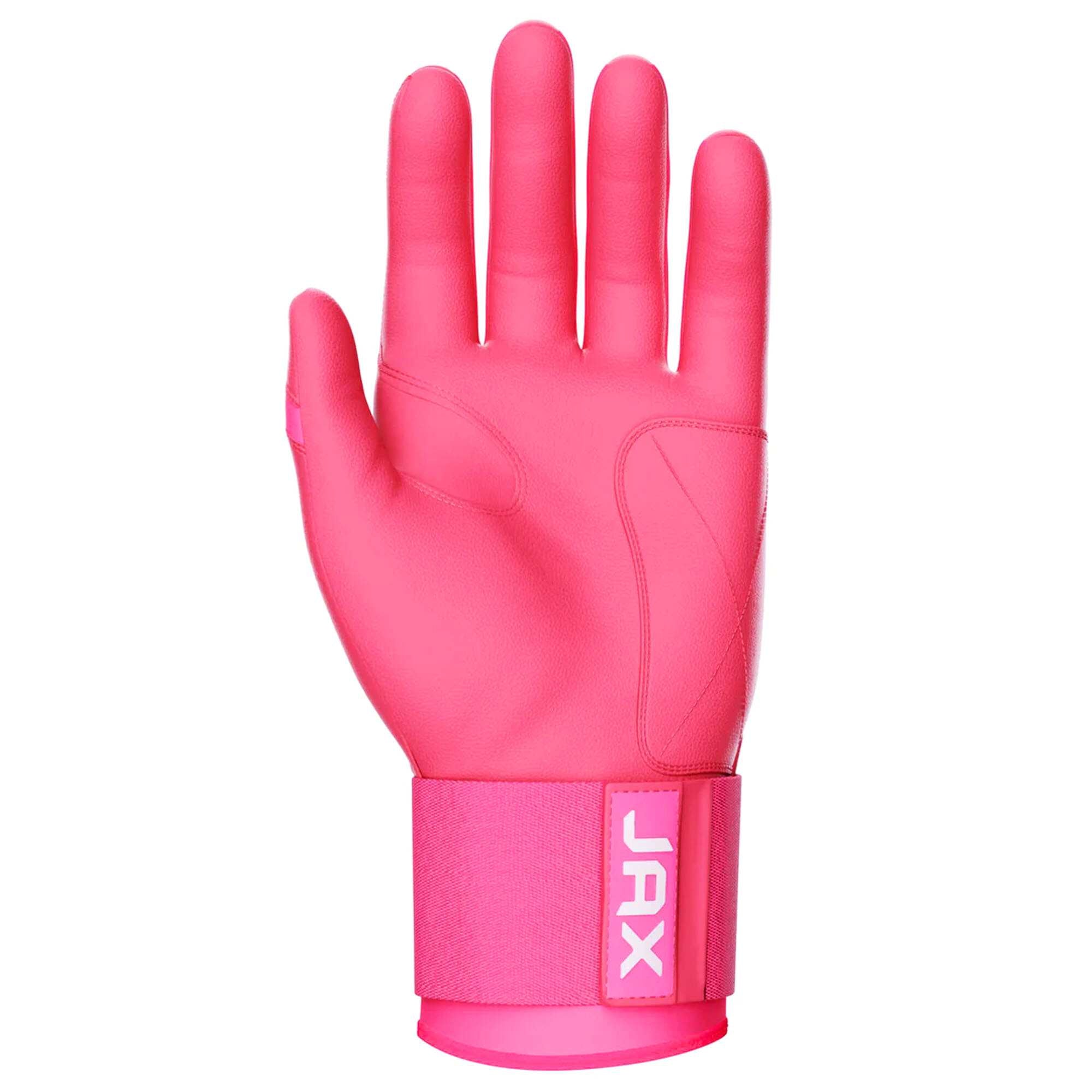 Jax Pink Cuff Batting Gloves