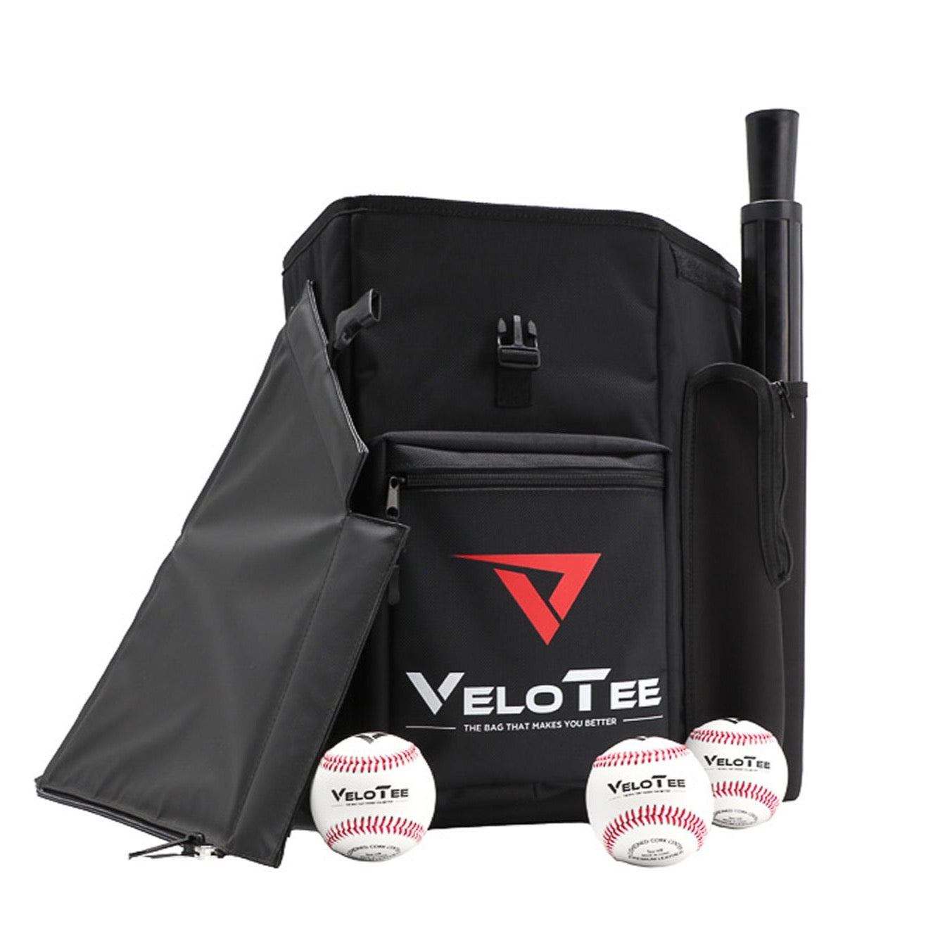 Coaches Bundle: VeloTee Baseball & Home Plate Bat Bag Backpack