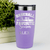 Light Purple Baseball Tumbler With When Bats Swing Hearts Sing Design