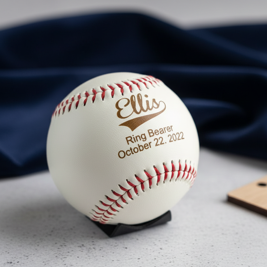 Velocity Swoosh Personalized Baseball