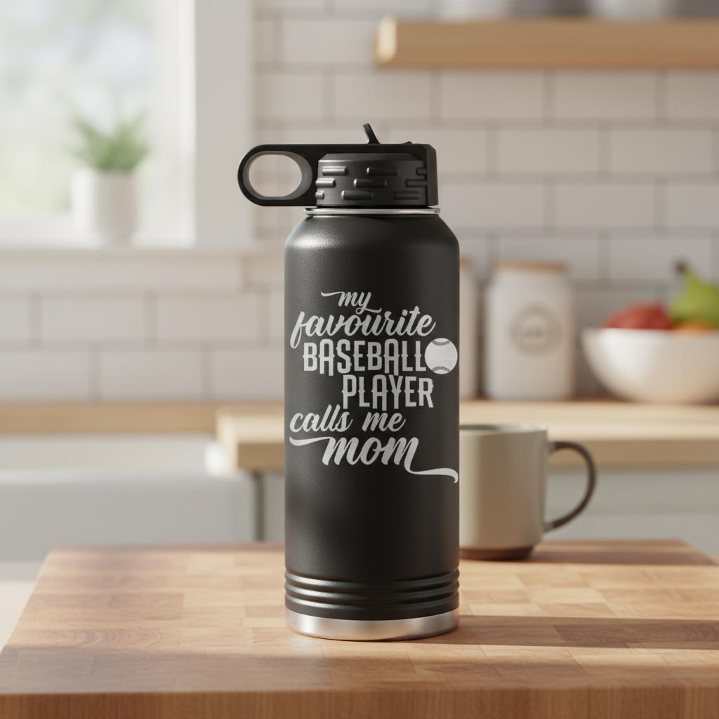 Mom's MVP on the Diamond 32 Oz Water Bottle