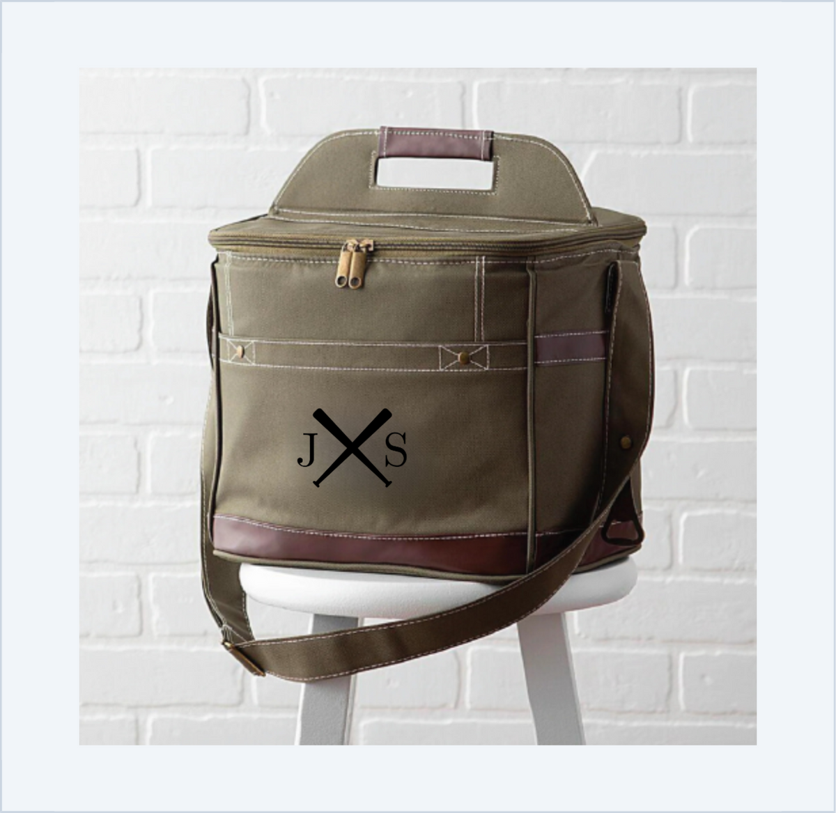 Coach baseball cooler composite view