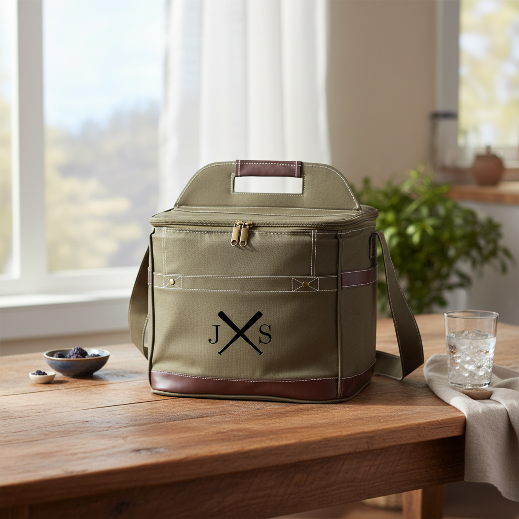 Coach baseball cooler product detail