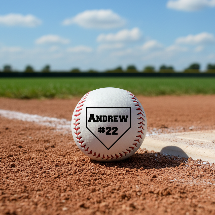 Home Plate Custom Ball