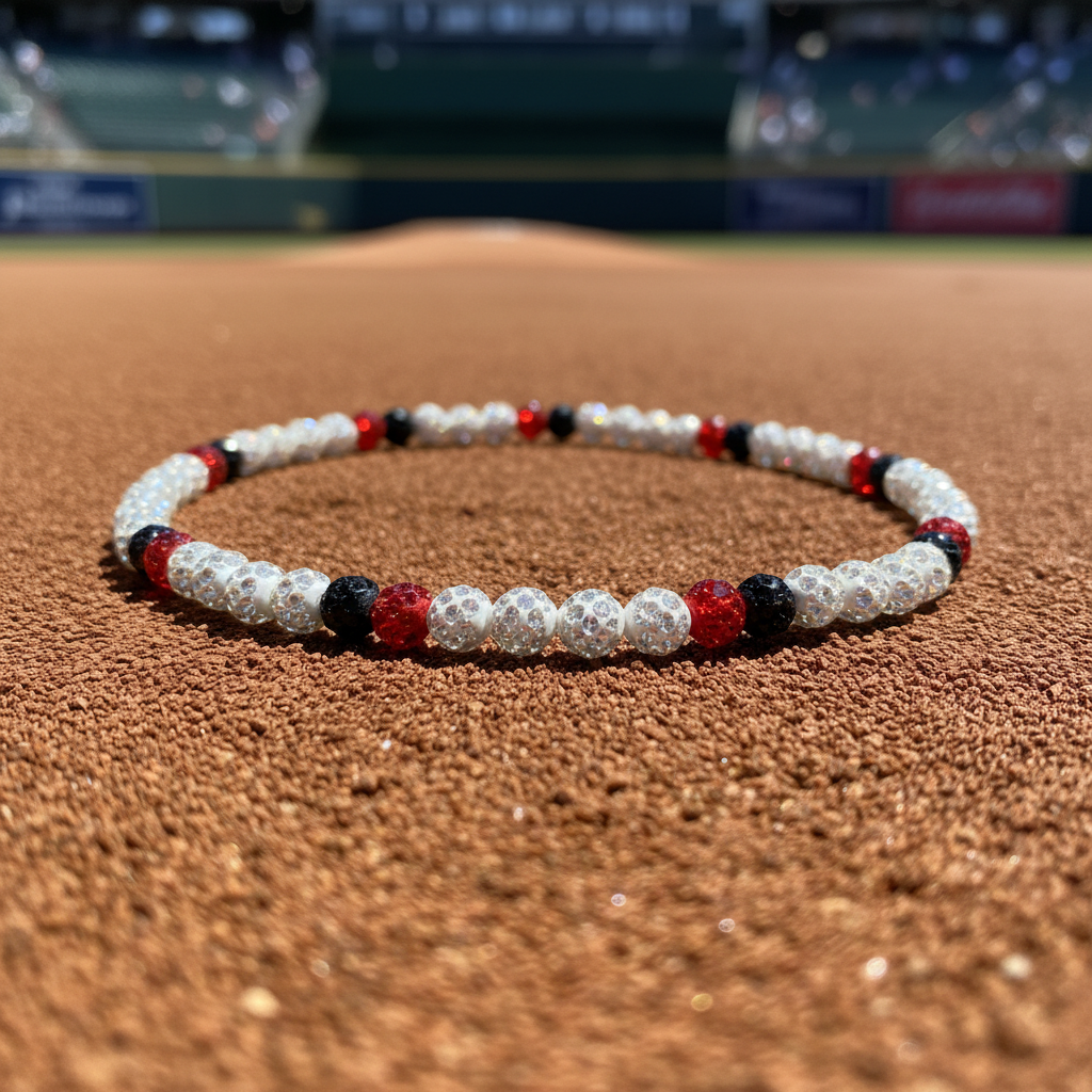Code Red Baseball Necklace