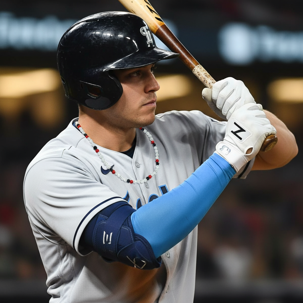 Code Red Baseball Necklace