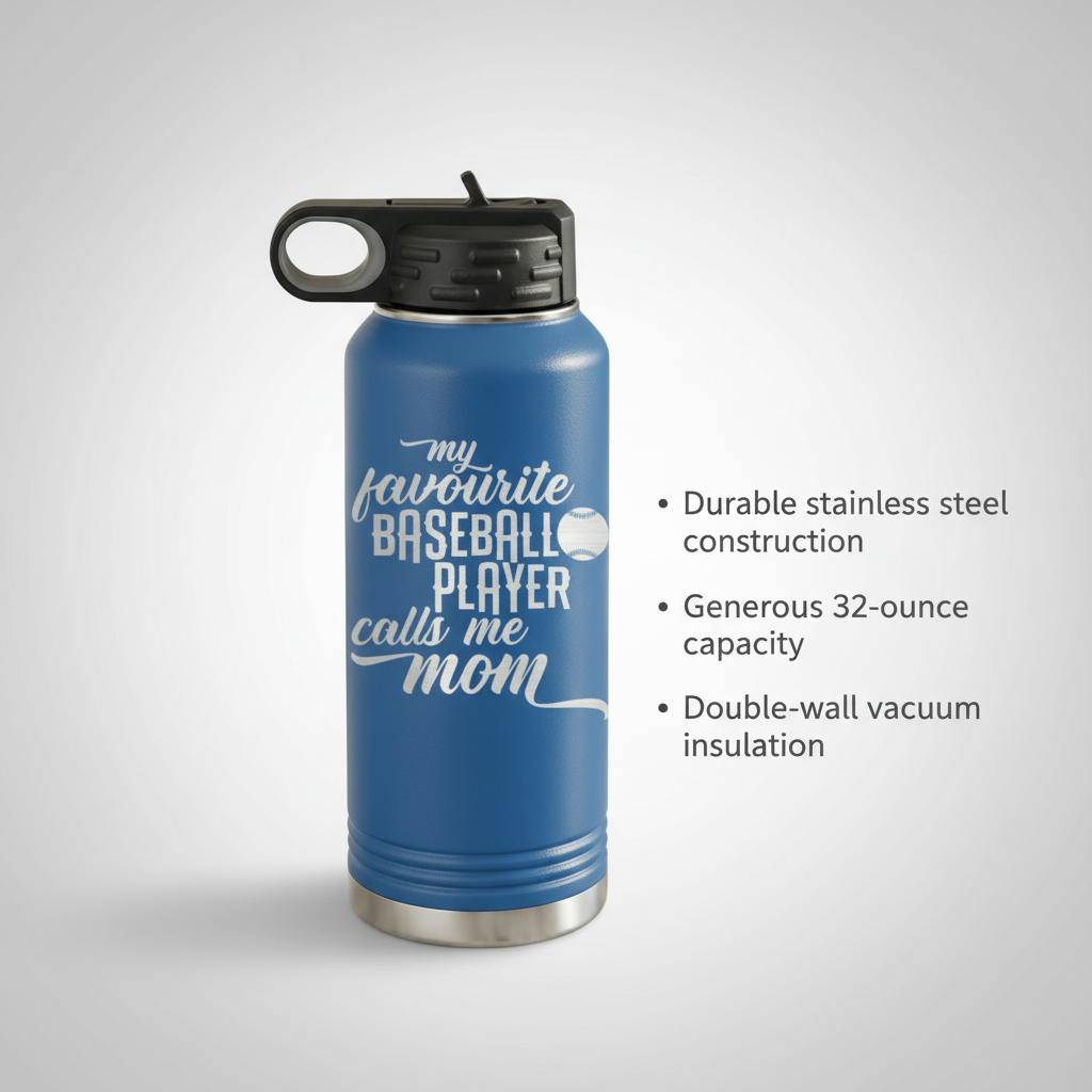 Mom's MVP on the Diamond 32 Oz Water Bottle