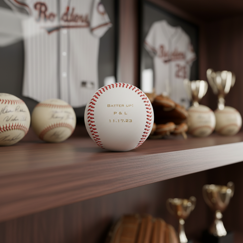 Strike Out Personalized Rawlings Baseball