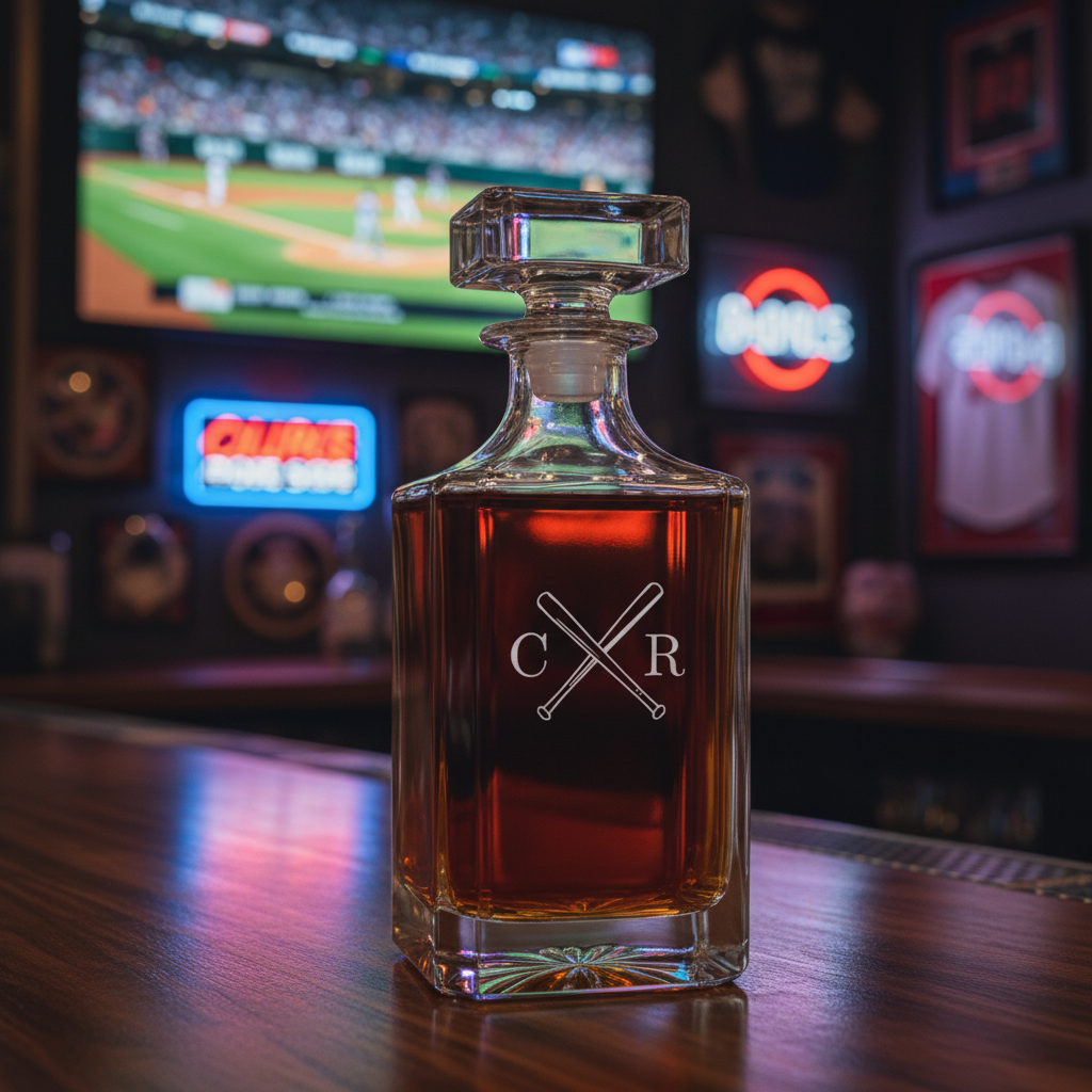 Batter Up Baseball Decanter