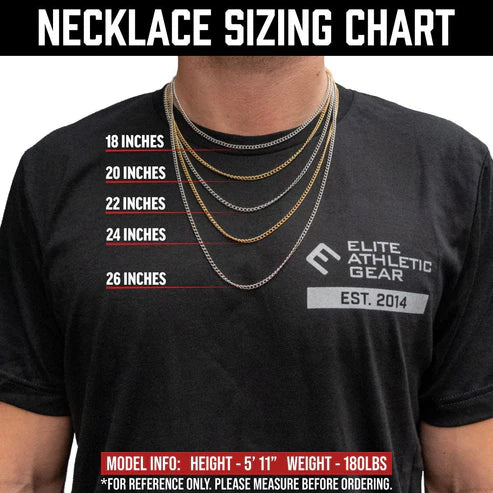 Drip Dynasty Steel Number Pendant Necklace