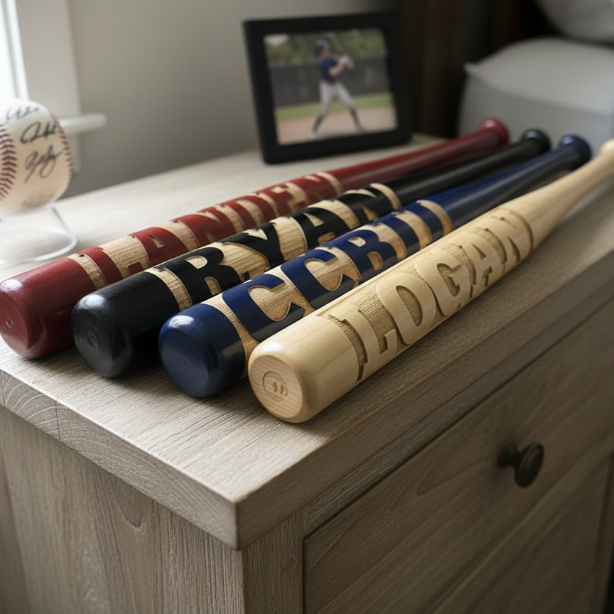 Custom Personalized Wood Baseball Bat