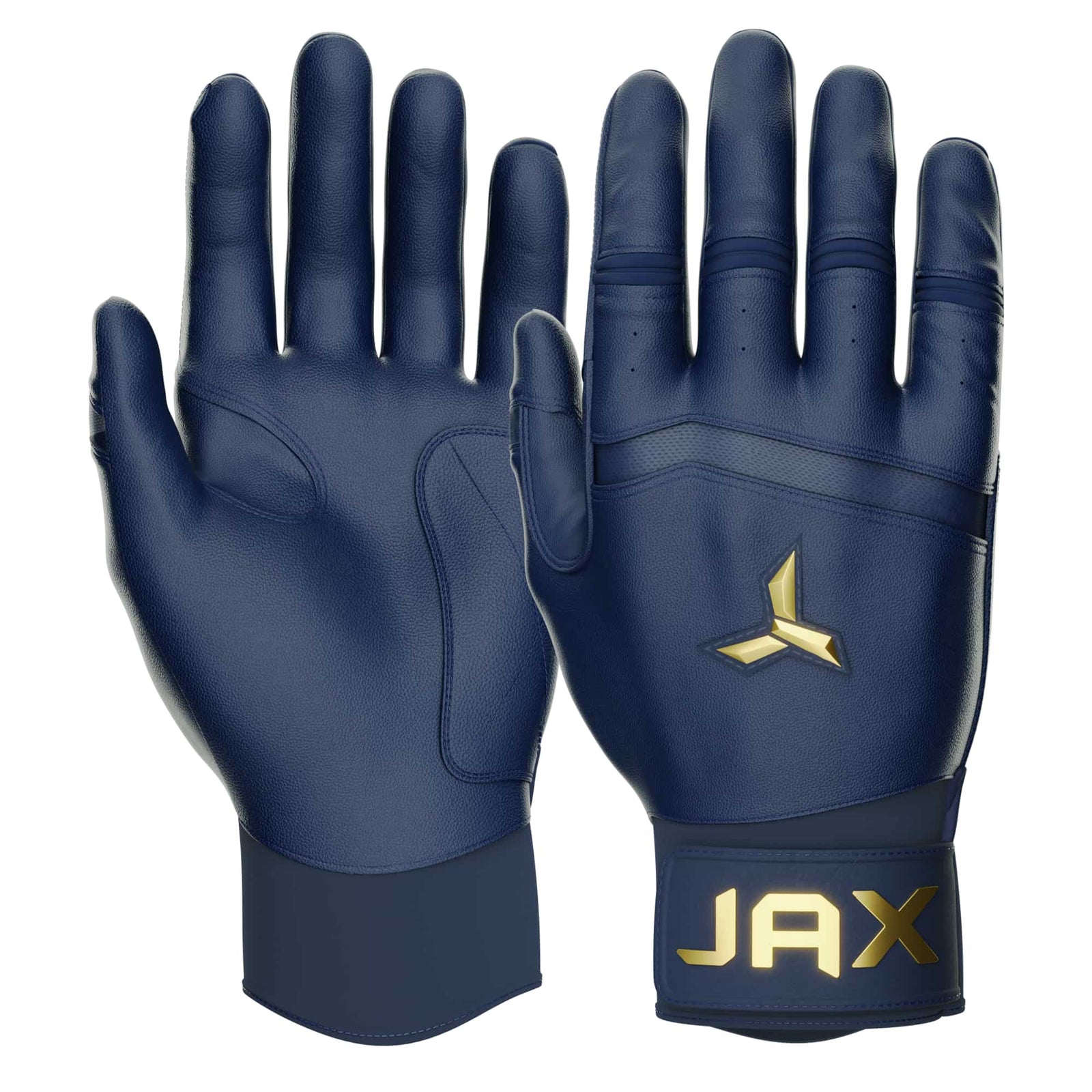 Jax Shadow Navy Pro Cuff Batting Gloves