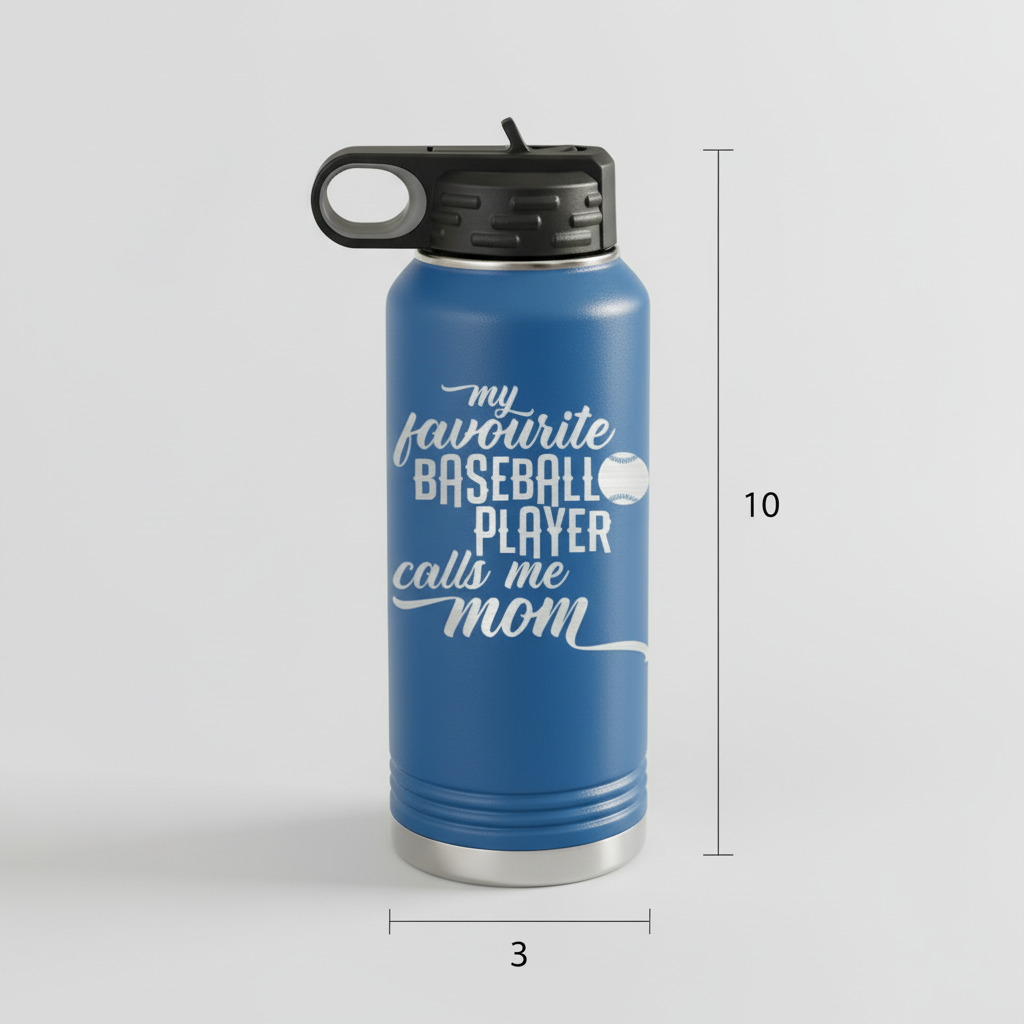 Mom's MVP on the Diamond 32 Oz Water Bottle