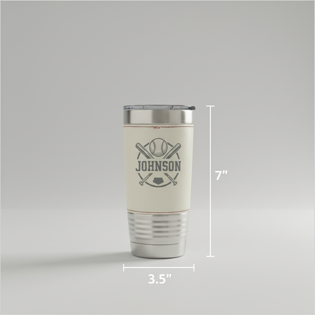 Baseball Lover's Personalized Tumbler