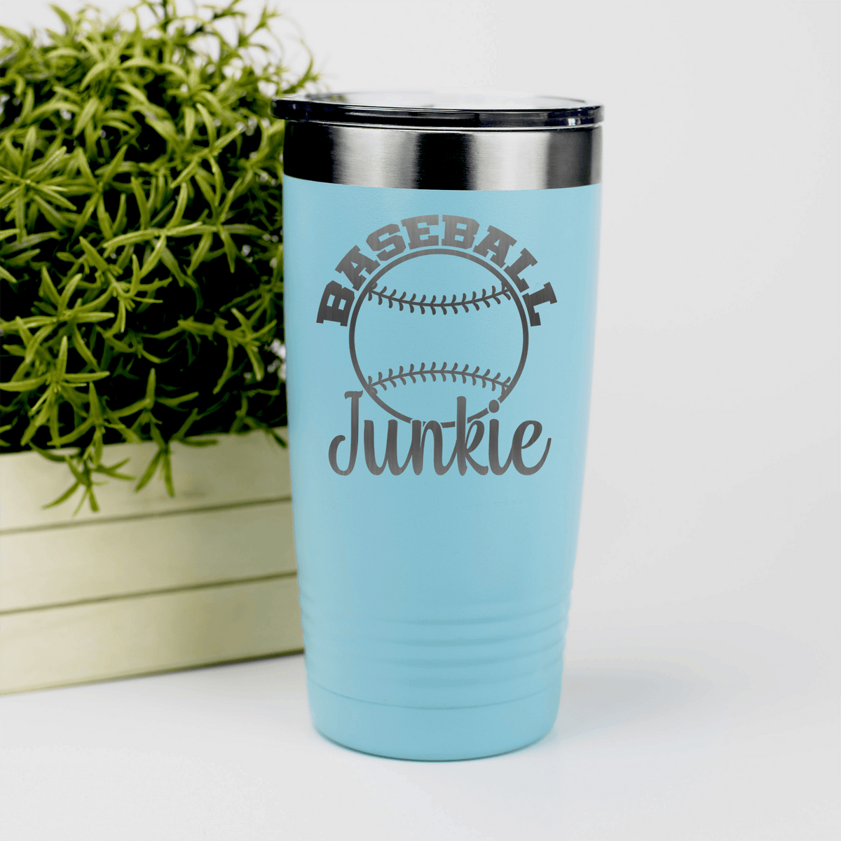 Teal baseball tumbler Addicted To The Diamond