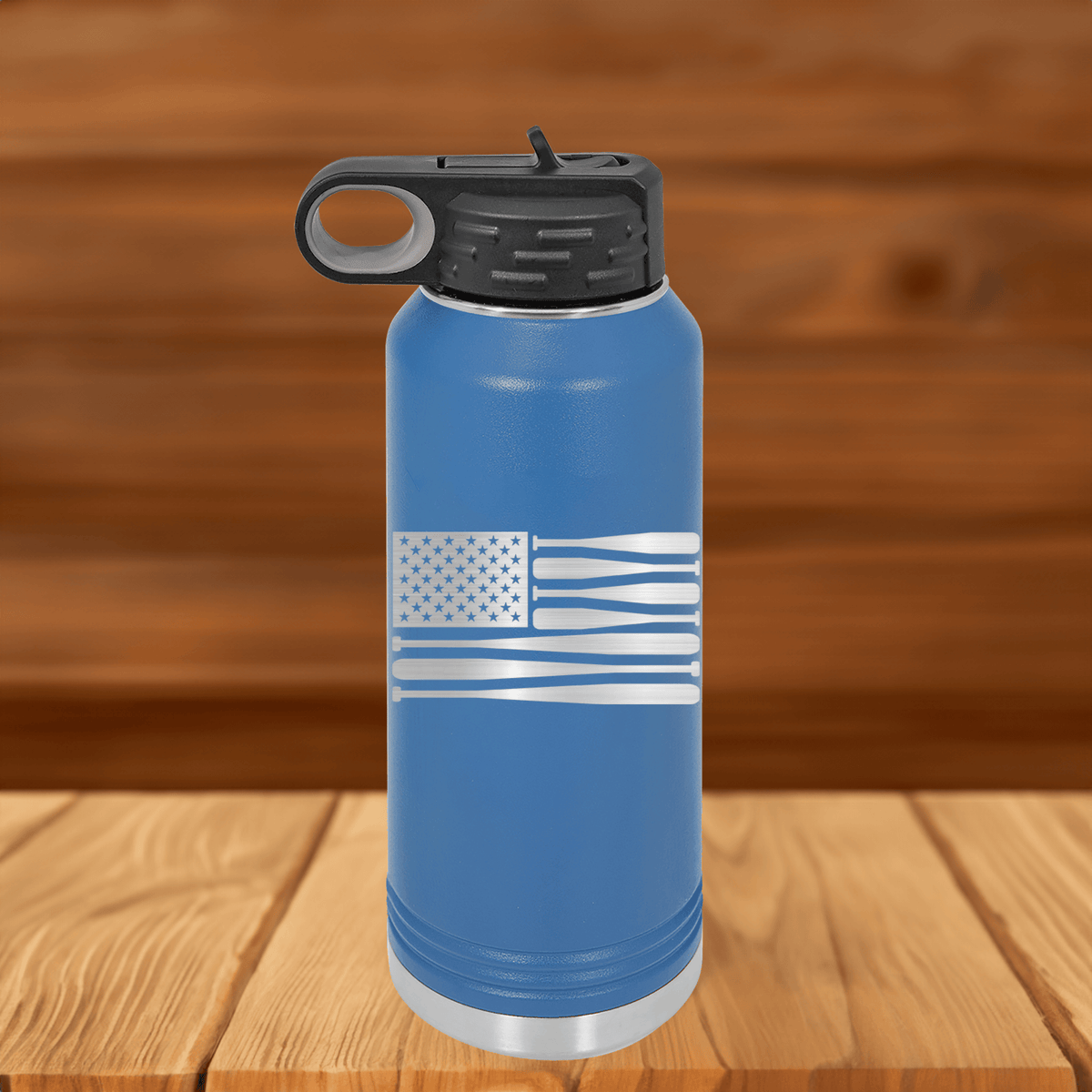 Star-Spangled Bats 32 Oz Water Bottle