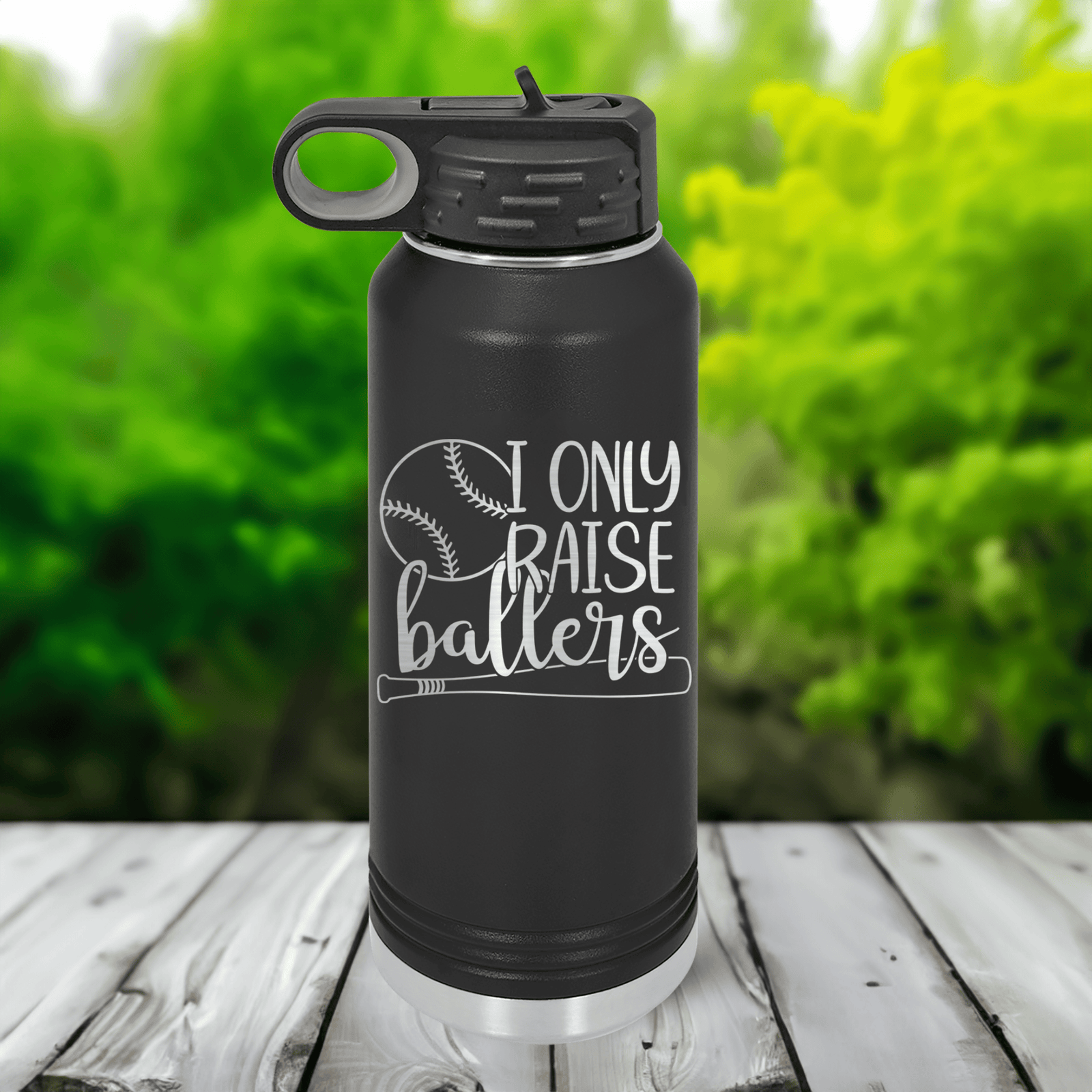 Funny Raising Future MVPs 32 Oz Water Bottle 