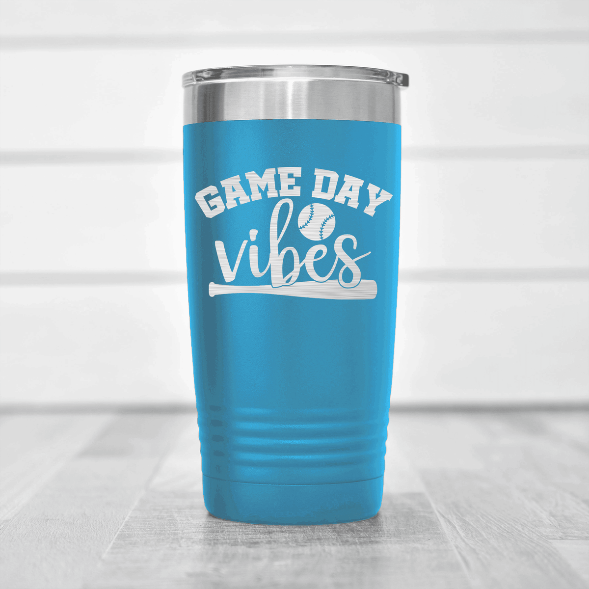 Light Blue baseball tumbler Baseball Mood