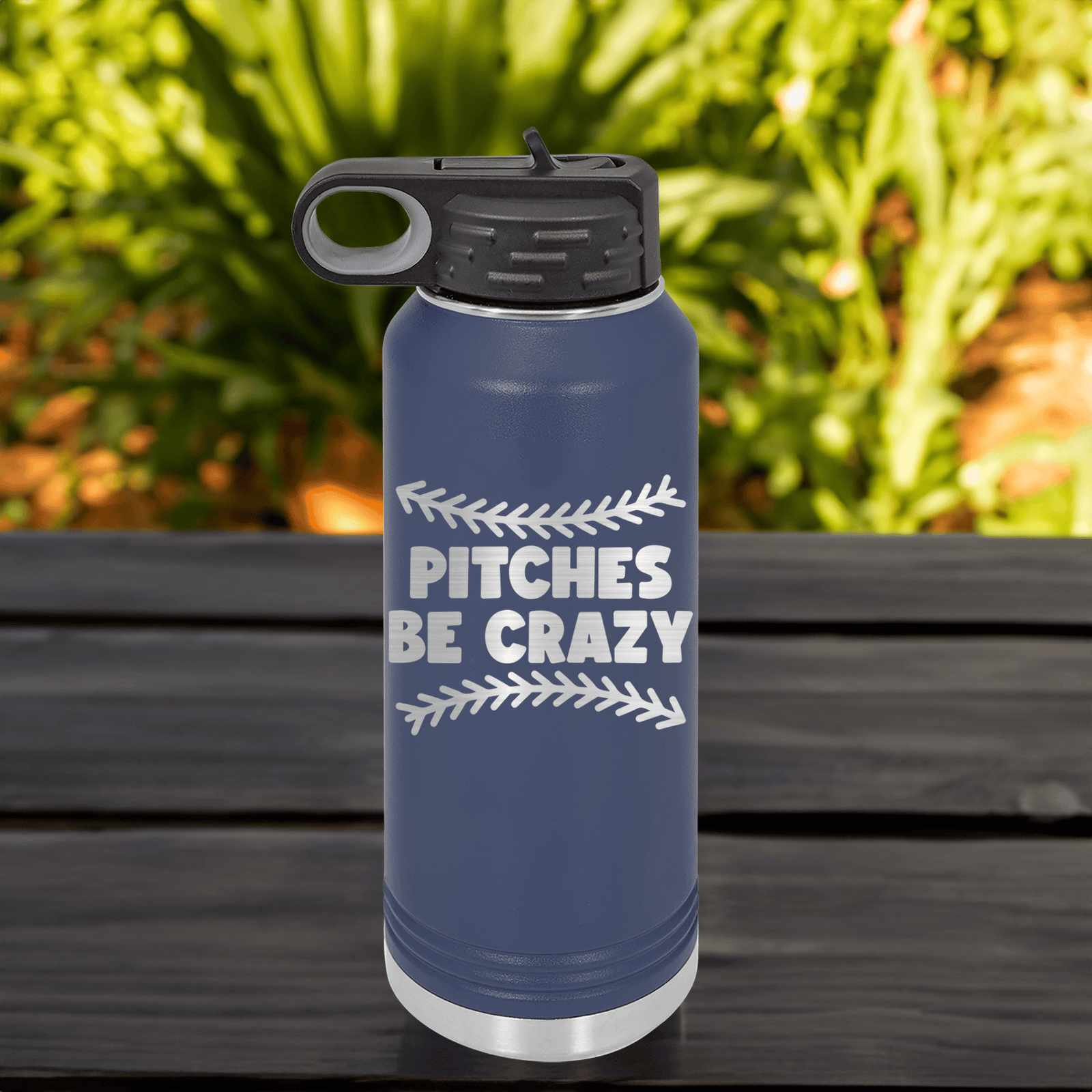 Funny Unpredictable Pitches 32 Oz Water Bottle 