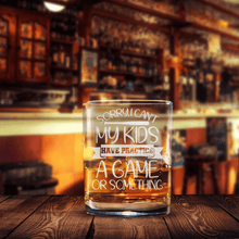 Load image into Gallery viewer, Busy Ballpark Nights Whiskey Glass
