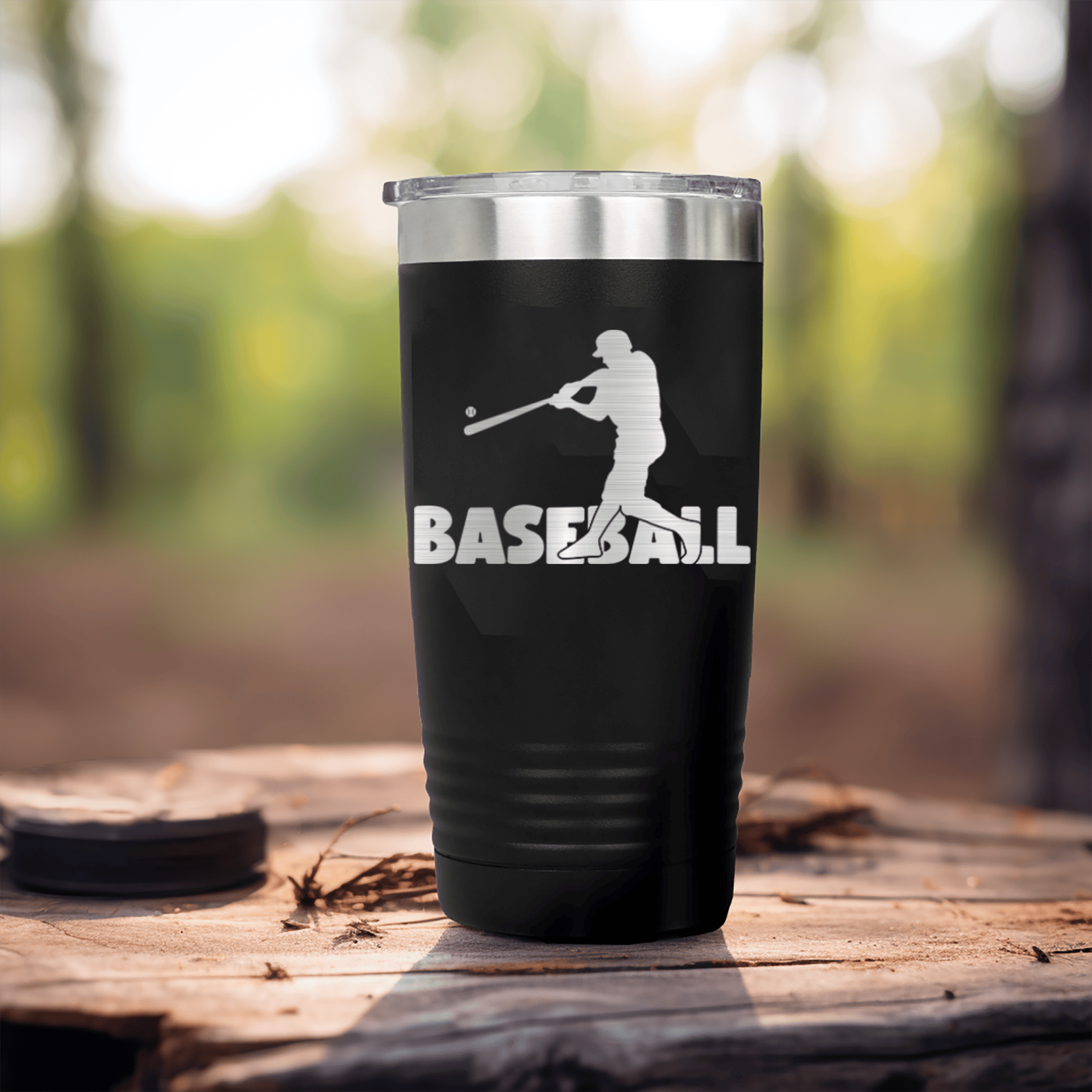 Black baseball tumbler Diamond Prodigy